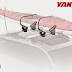Yakima Mako Aero Saddles Kayak Racks - Yakima Roof Kayak Racks