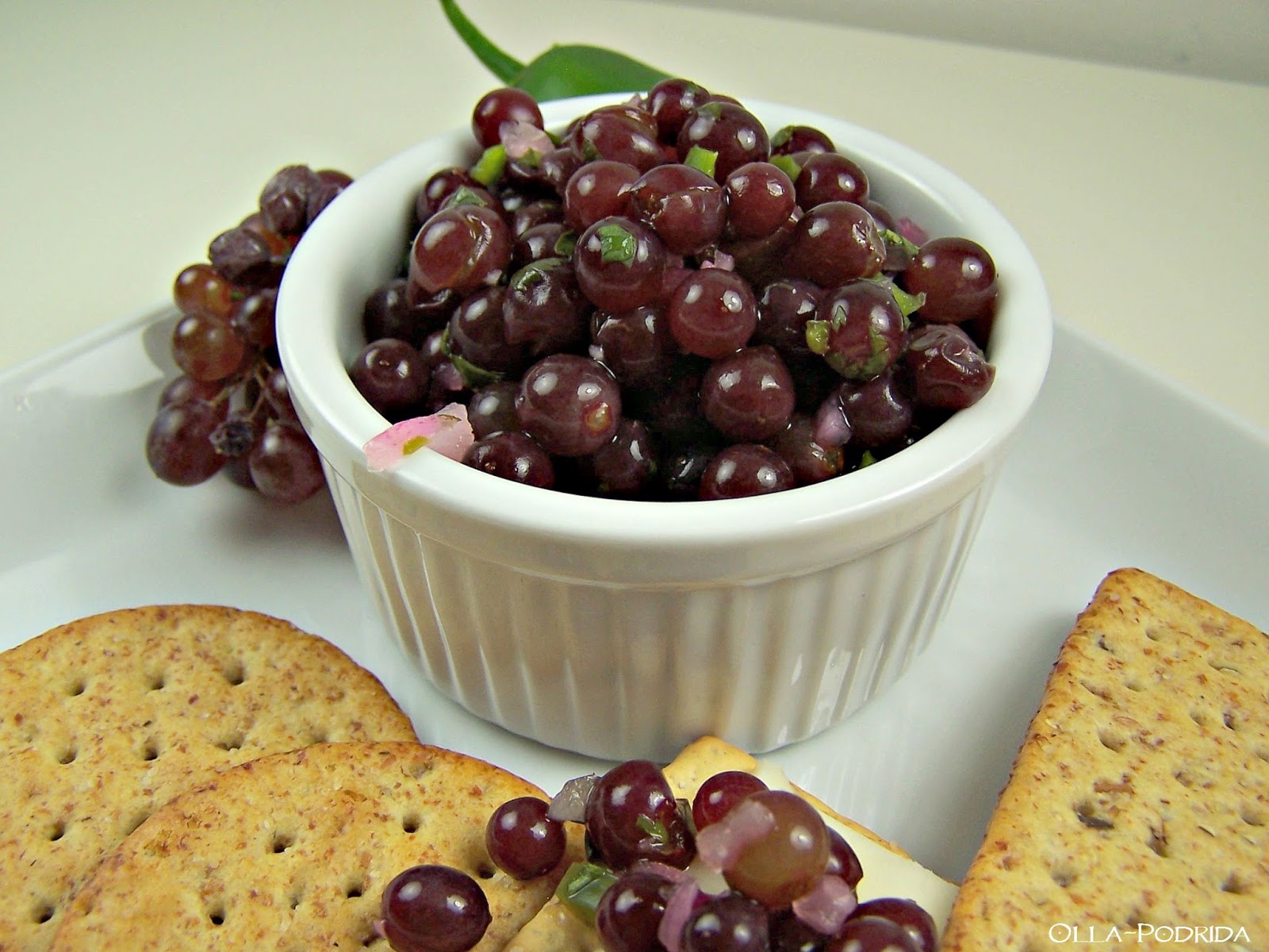 OllaPodrida Champagne Grape Salsa