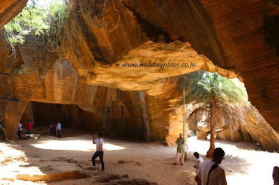 Large hall inside the Naida Caves Large hall inside the Naida Caves