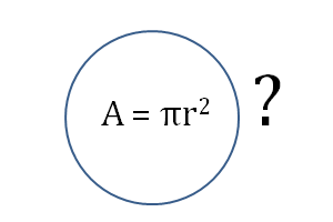 A Simple proof of Area of the Circle