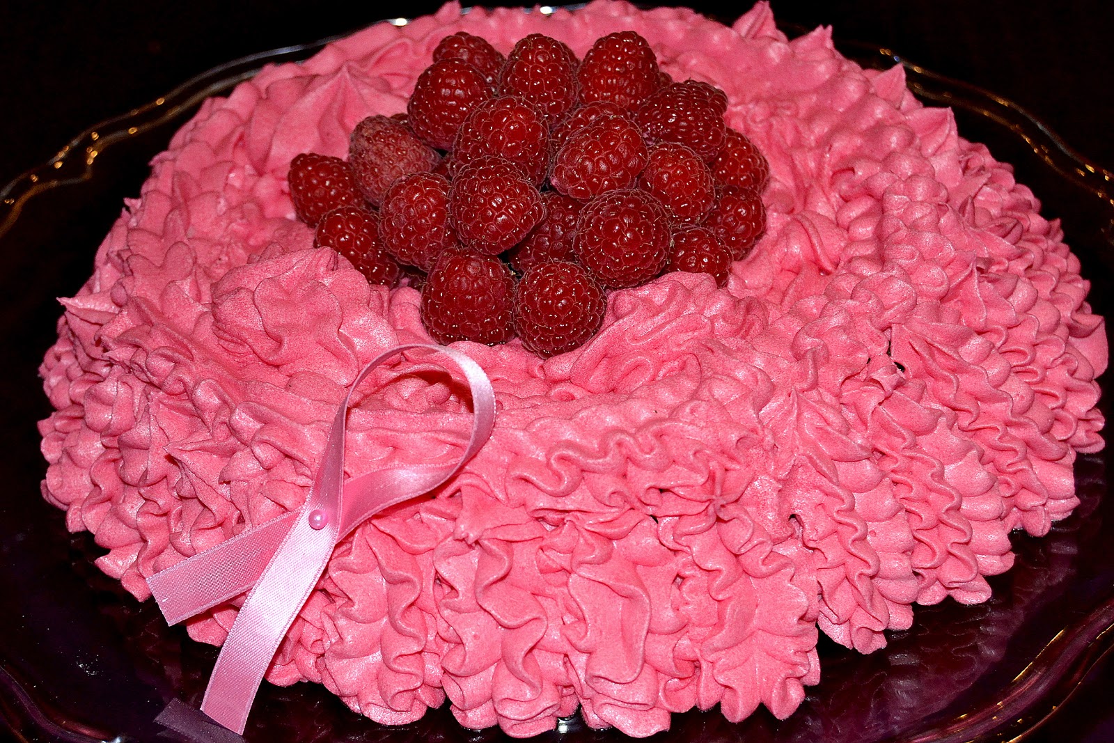 Rosa Sjokoladekake