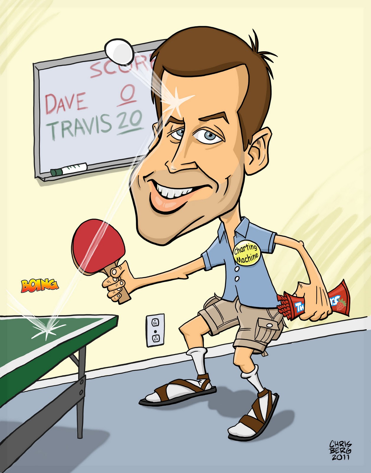 Chris Berg's Caricature Blog: New Gift Caricature