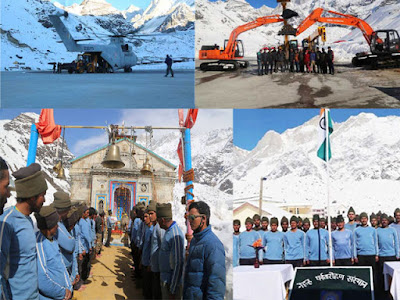 Kedarnath Shrine after Devastation Kedarnath on 15-25 April 2015