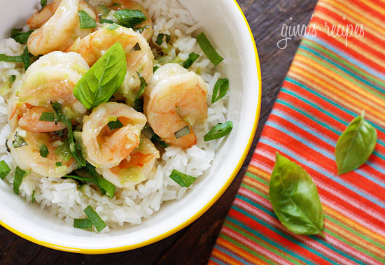 Thai Basil Shrimp
