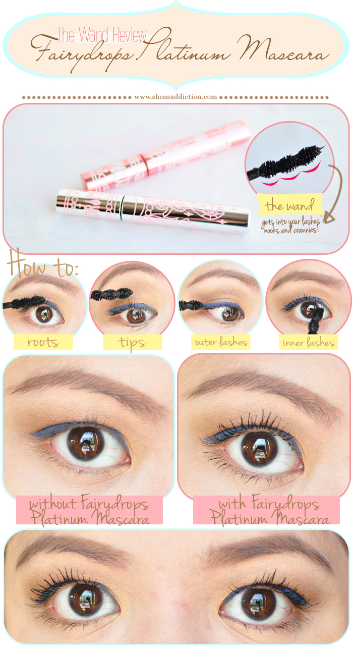 The Wand Review Fairydrops Platinum Mascara Shen's Addiction
