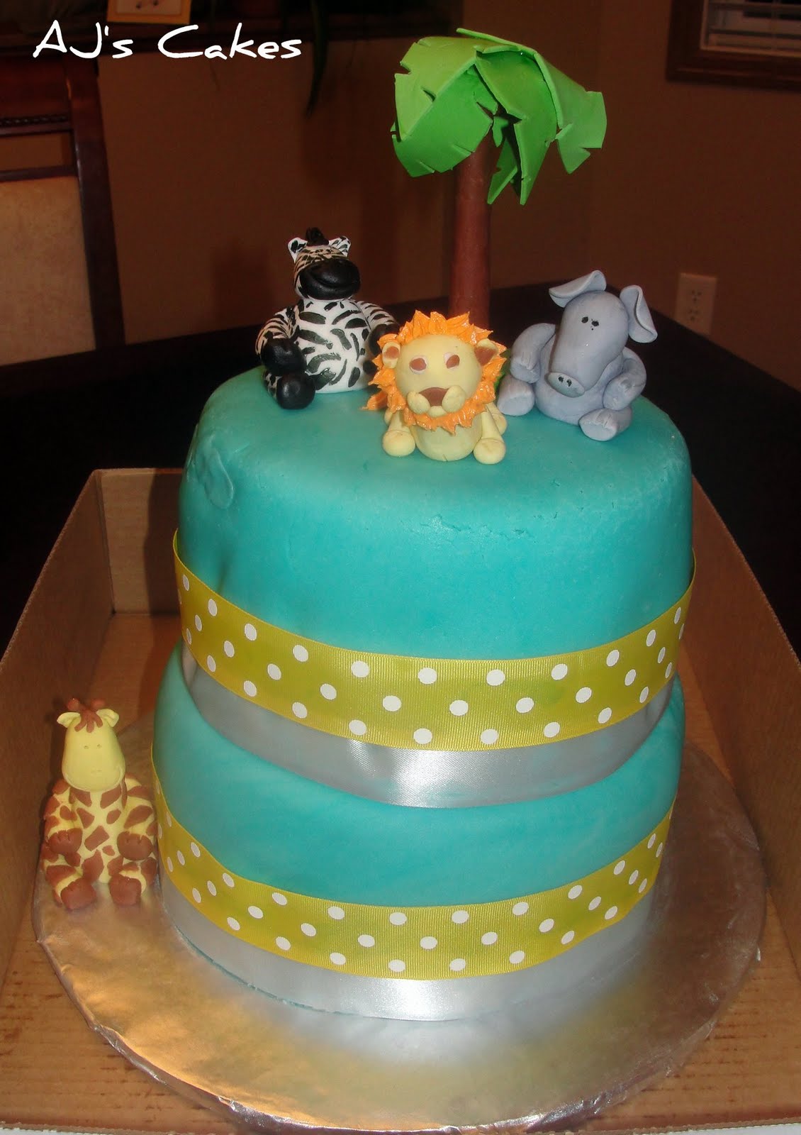 AJ's Cakes: Safari Baby Shower Cake