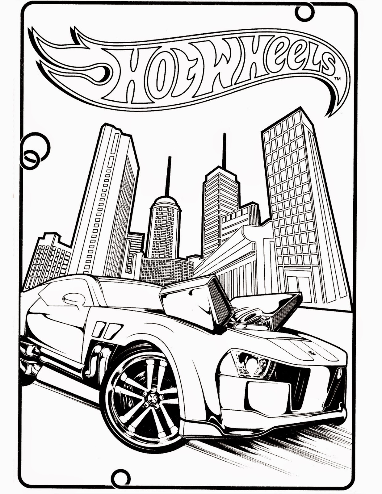 Hot Wheels Coloring Pages 71