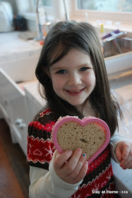 heart shaped sandwich for valentine's day
