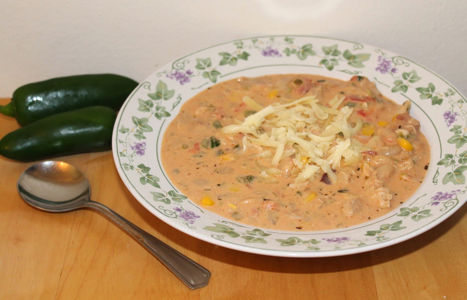 Savory Moments Jalapeno popper chicken chili