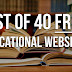 Beat The System With This List of 40 FREE Educational Websites