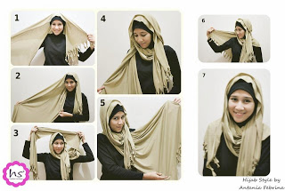 cara pakai jilbab cara pakai jilbab