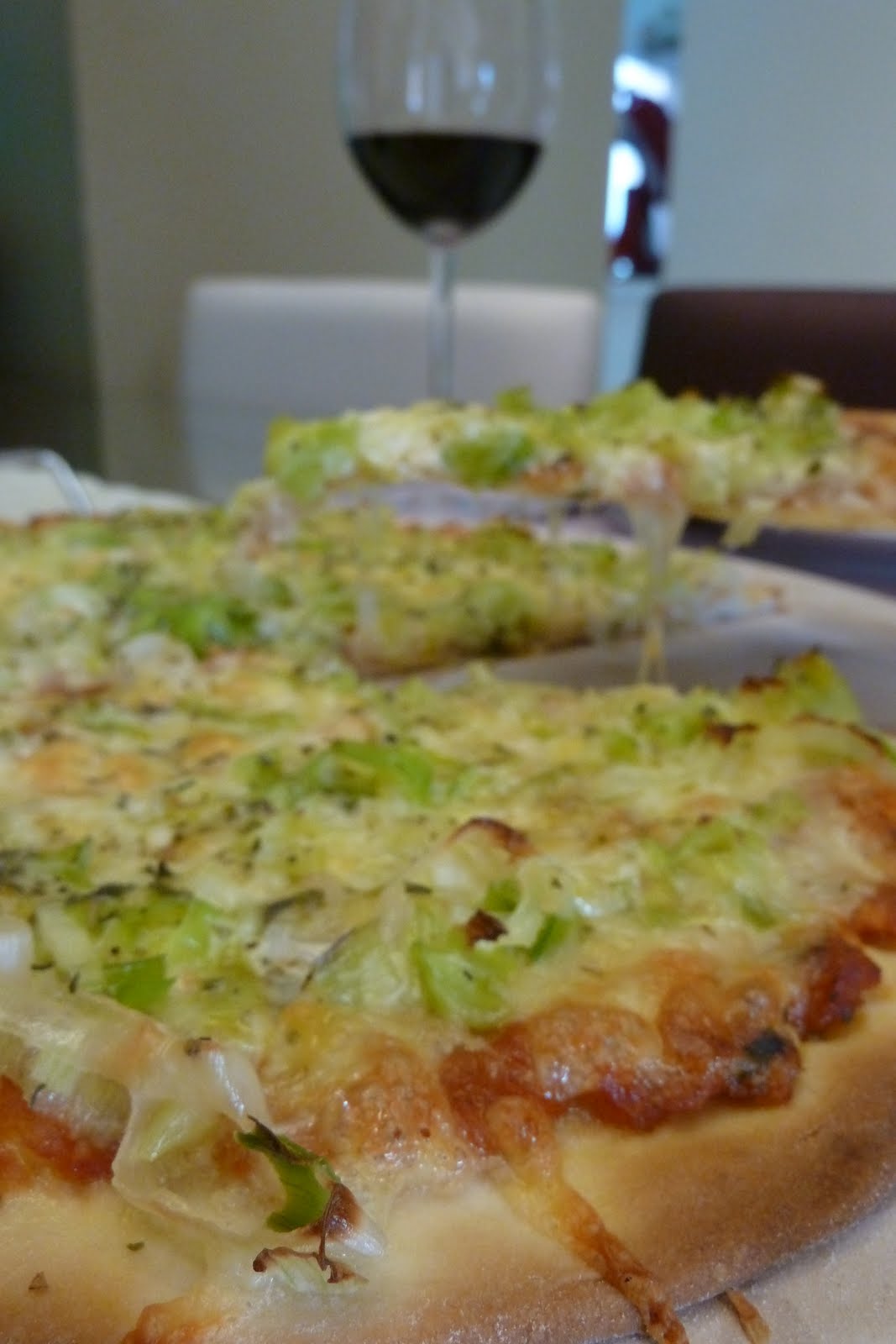 A Cozinha de HG Pizza de alho poró