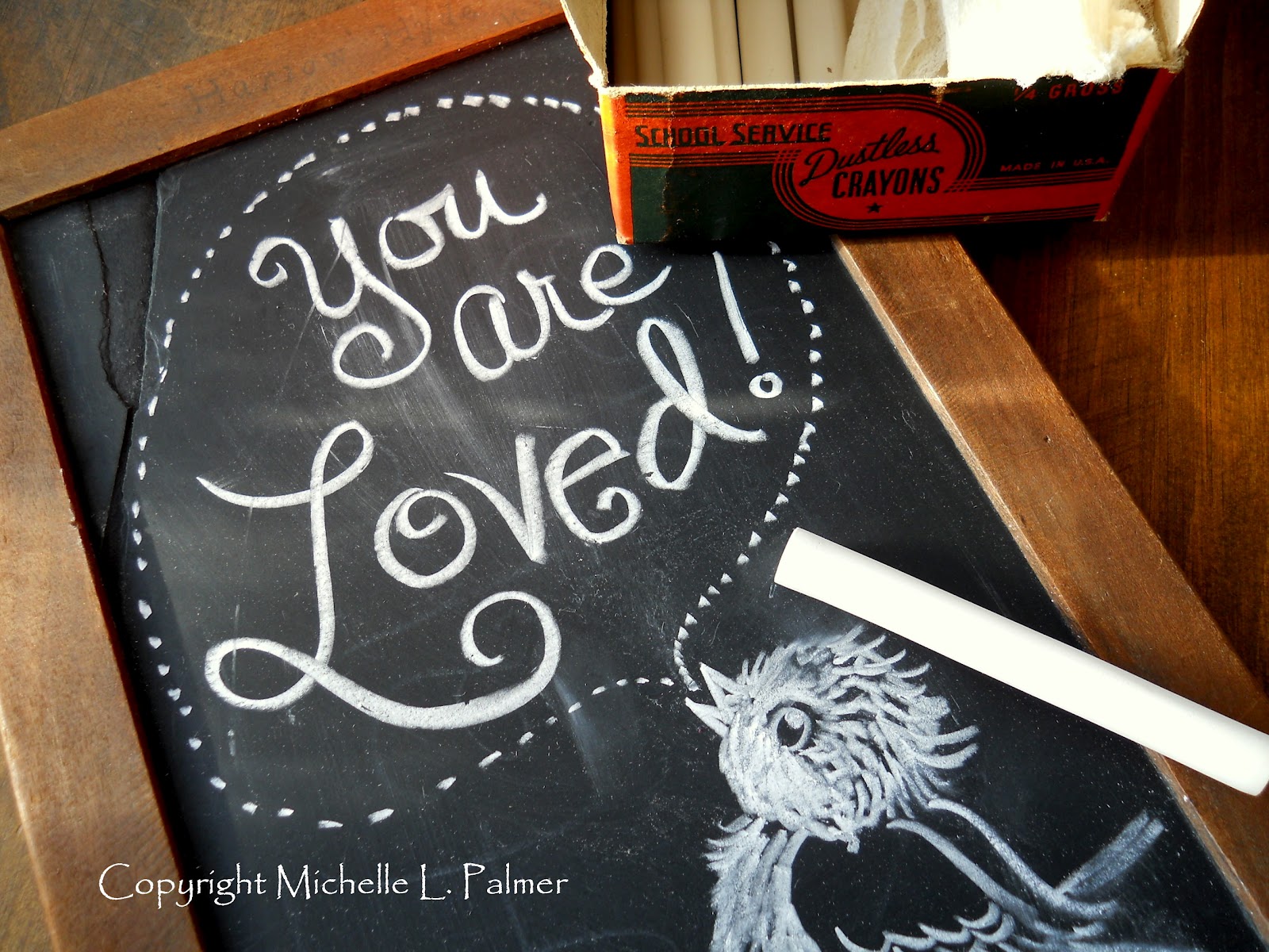 Michelle Palmer Antique Chalkboard Messages...