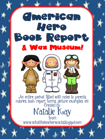 1st grade book report