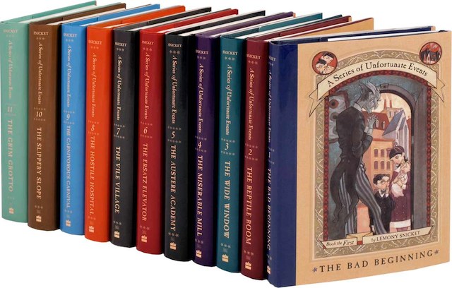 Good Books For Kids Lists A Series Of Unfortunate Events Series Reading Level Information