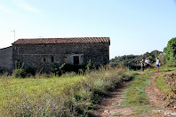 Façana nord de la masia de Casagua Façana nord de la masia de Casagua