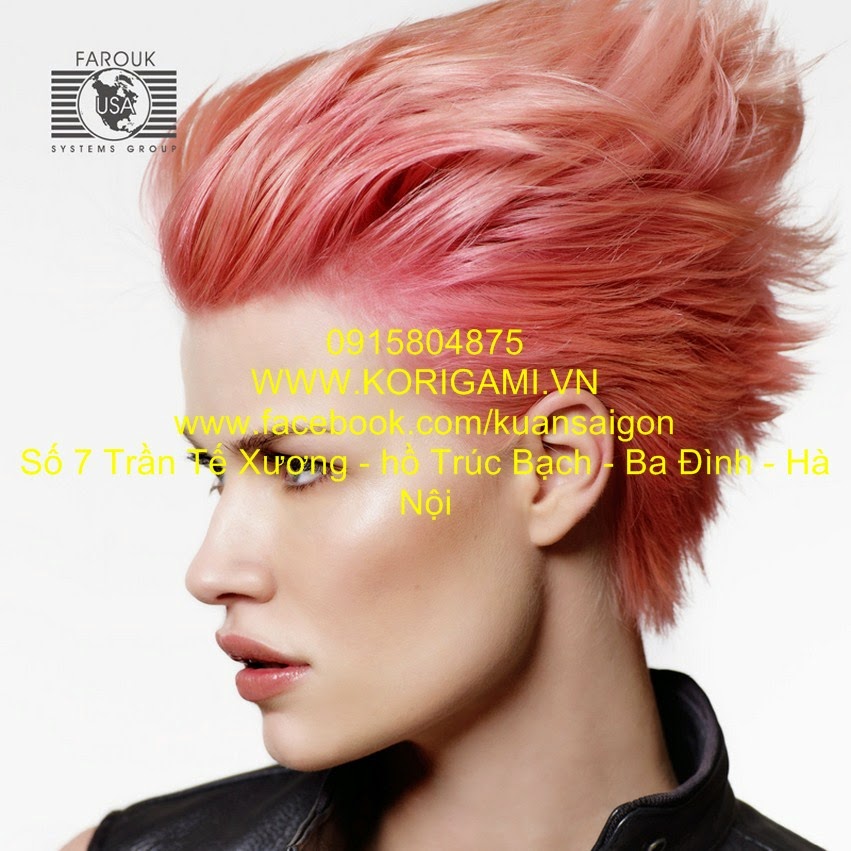 NHUỘM TÓC MÀU HỒNG, NHUỘM TÓC TONE MÀU HỒNG, TÓC MÀU PINK. TÓC MÀU HỒNG PASTEL, NHUỘM TÓC OMBRE, TẠI HÀ NỘI