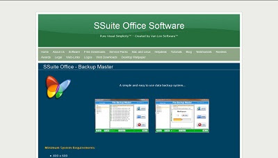 SSuite Office - Backup Master, Backup