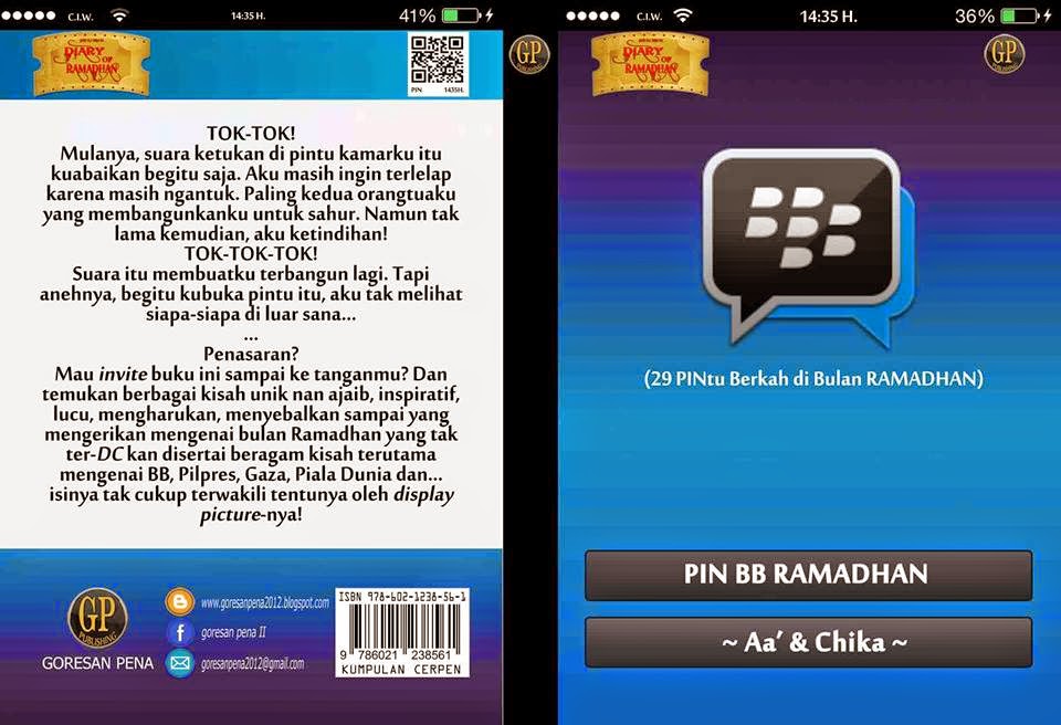 PIN BB RAMADHAN (29 PINtu Berkah di Bulan RAMADHAN)