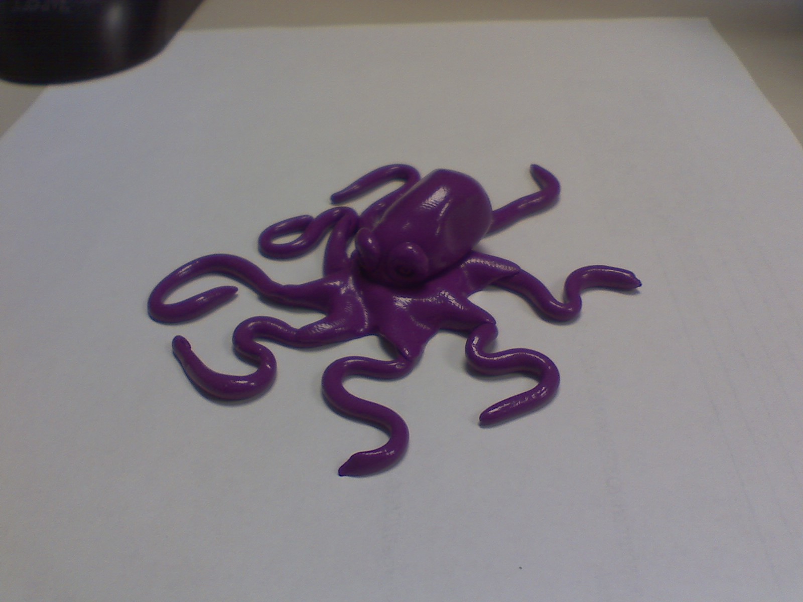 Esqueda Ink Silly Putty "sculptures"
