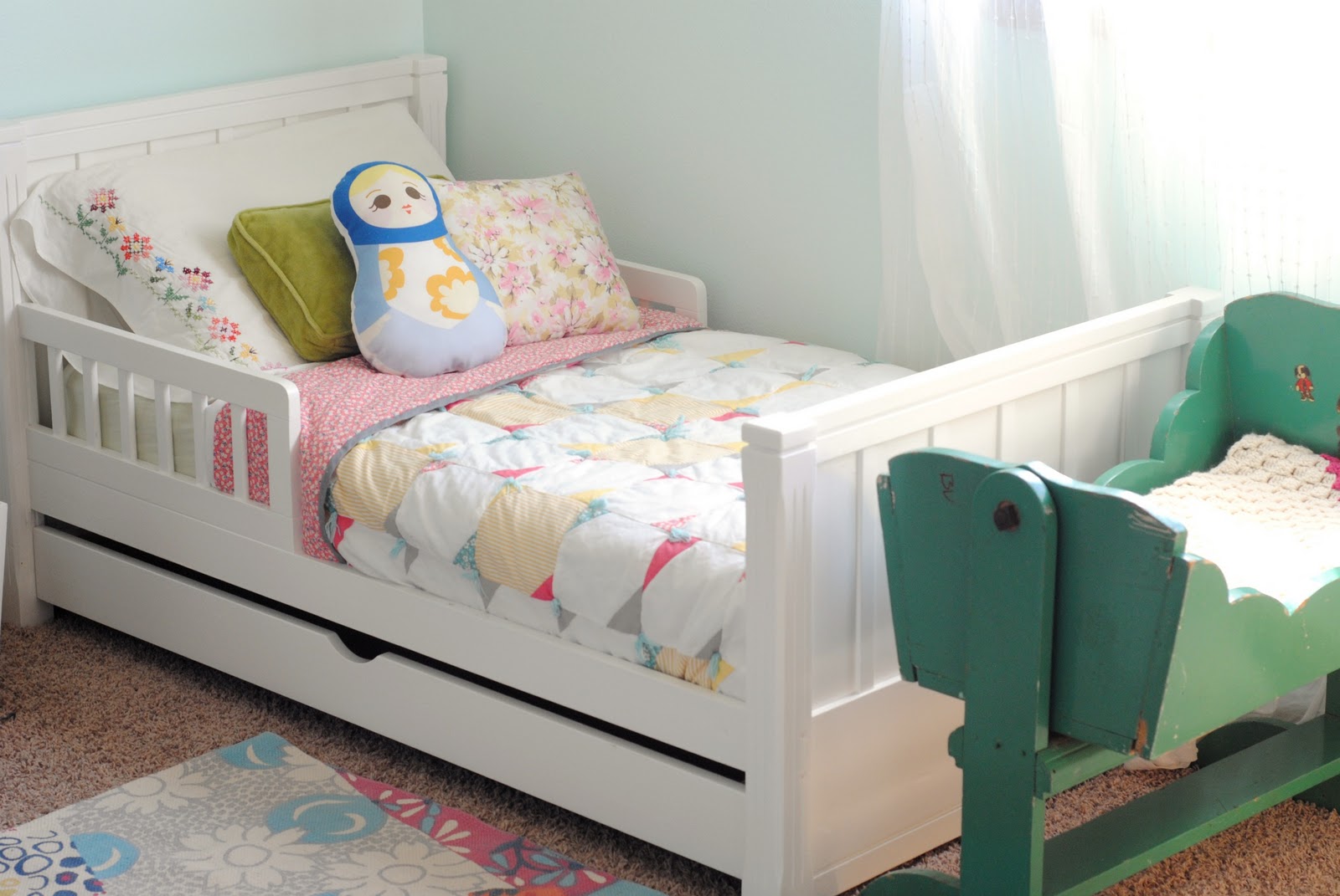 hart + sew Vintage Baby Clothing cutting corners baby quilt