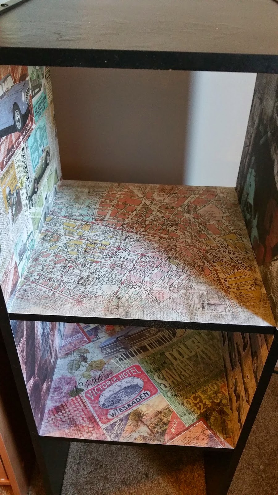 Upcycled Laminate into Media Center and Desk Redo It Yourself