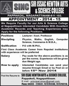 reference advertisement on dailythanthi tamil dated on 9th november 2014 - Resume M Phil Computer Science reference advertisement on dailythanthi tamil dated on 9th november 2014 - Resume M Phil Computer Science