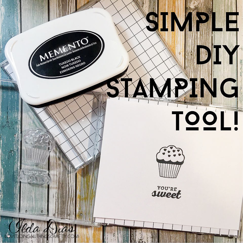 I Love Doing All Things Crafty Simple DIY Stamping Tool
