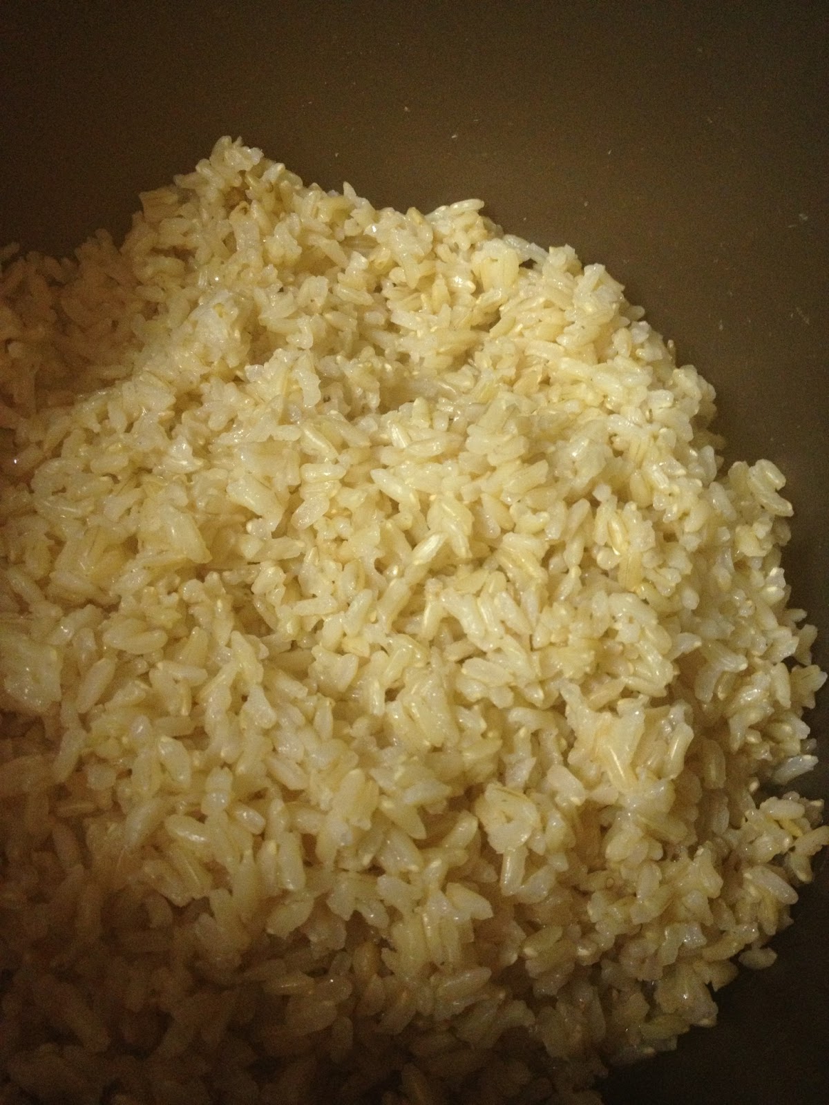 Tracy Cooks in Austin Brown Rice in the Pressure Cooker