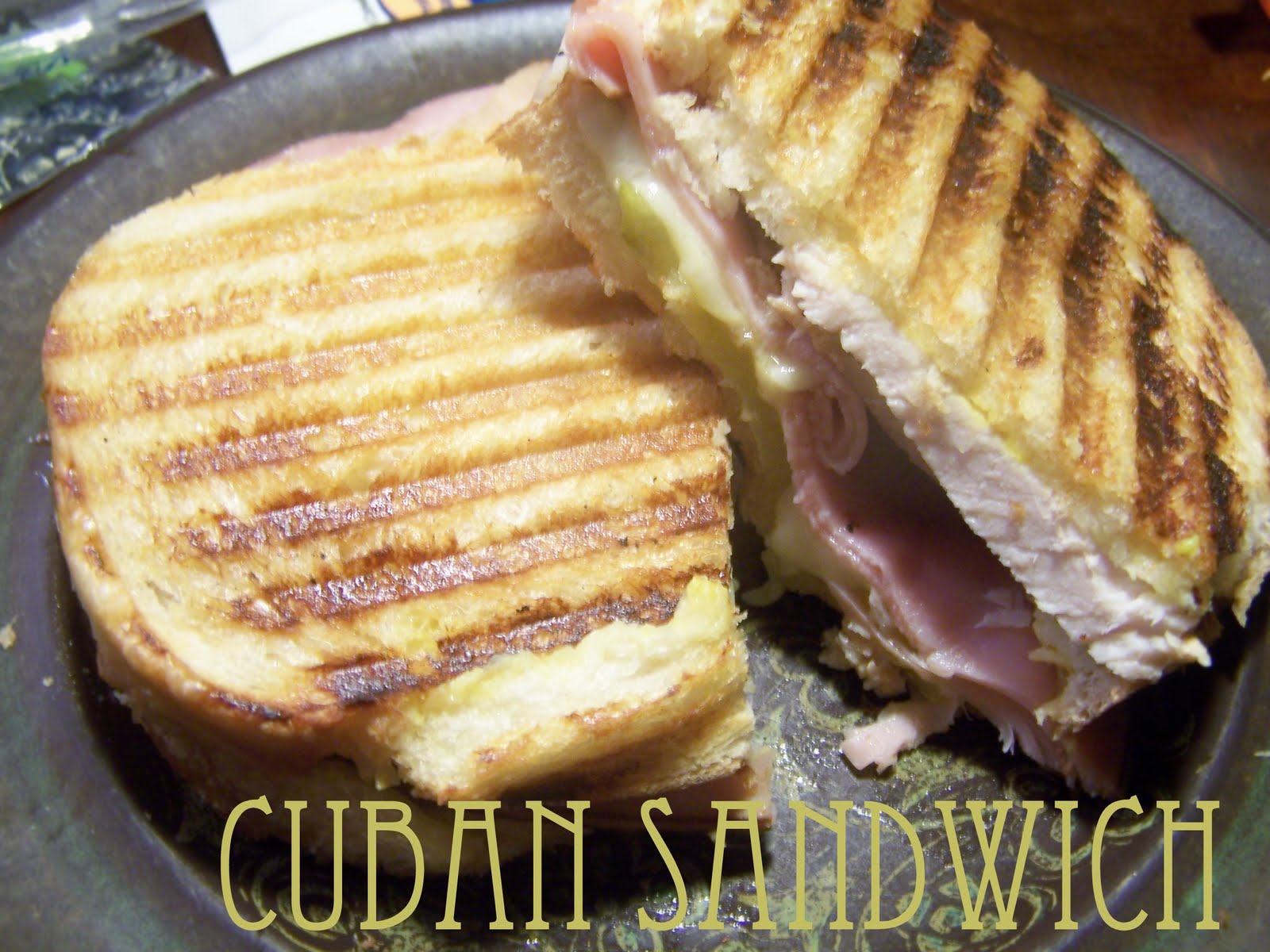 The Peppered Pantry Cuban Panini Pressed Sandwich