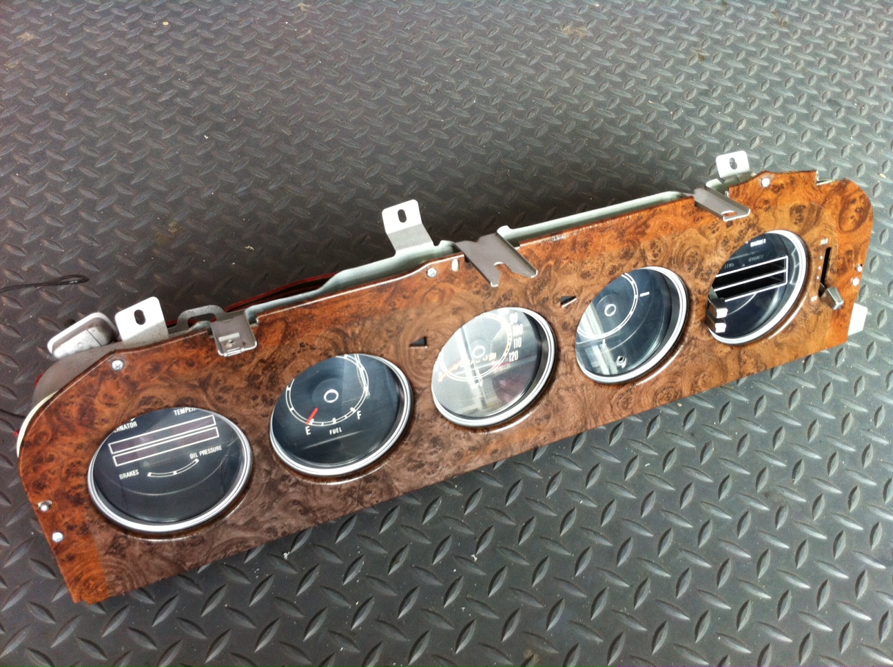 Just Dashes Production Center 1968 Mercury Cyclone Instrument Cluster