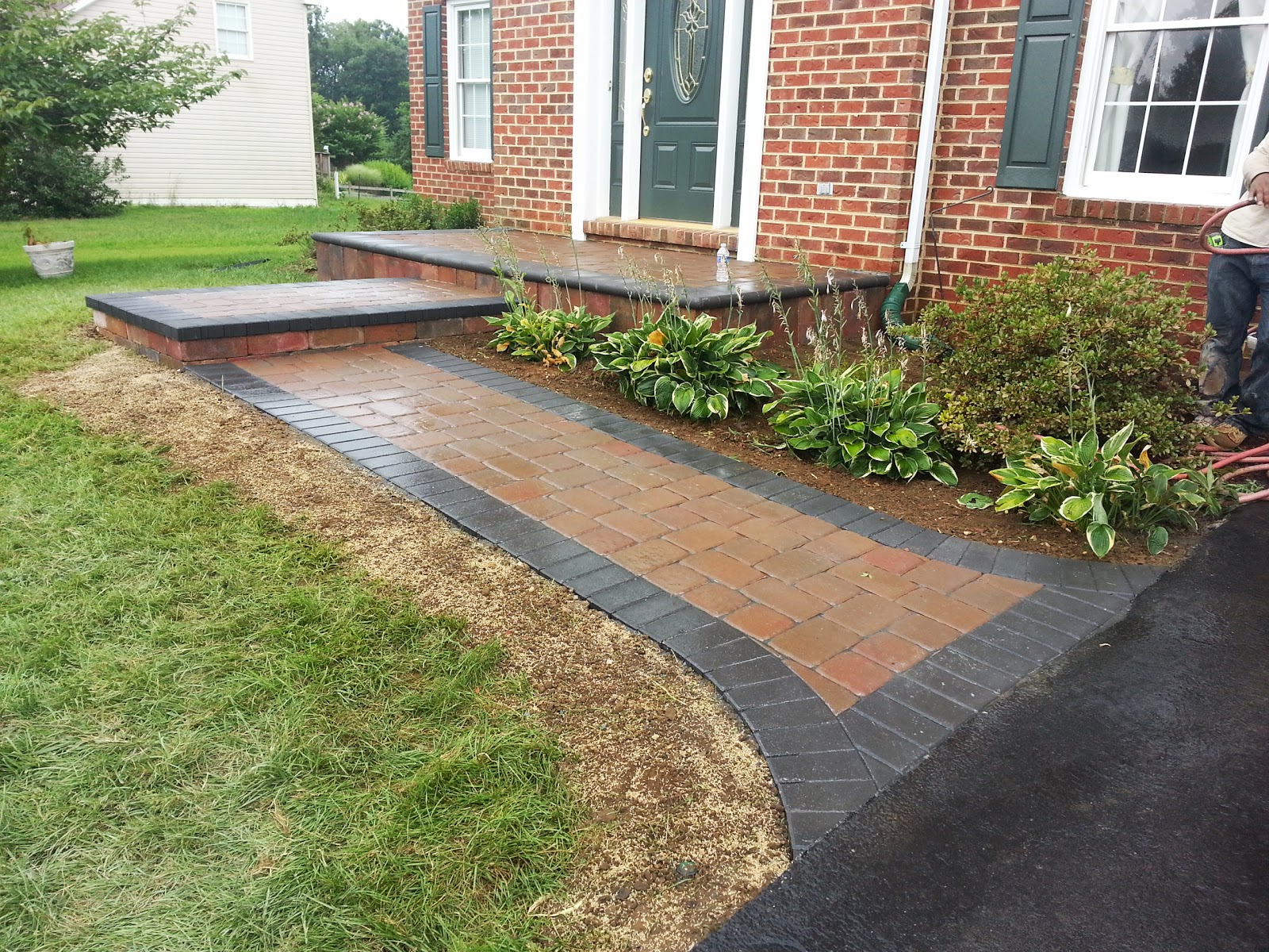 Front Entry Walkway | Life Time Pavers