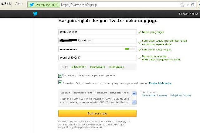 Cara Membuat Akun Twitter Baru 2 Cara Membuat Akun Twitter Baru 2