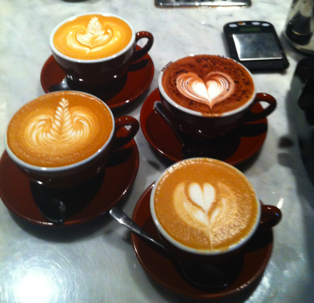 Jazz mocha Latte arts )