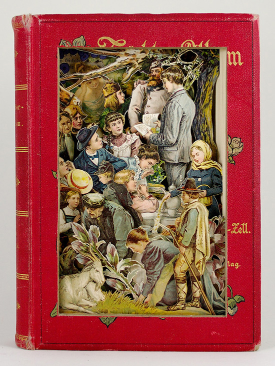 Alexander Korzer-Robinson makes amazing sculptural collages from Antiquarian Books.