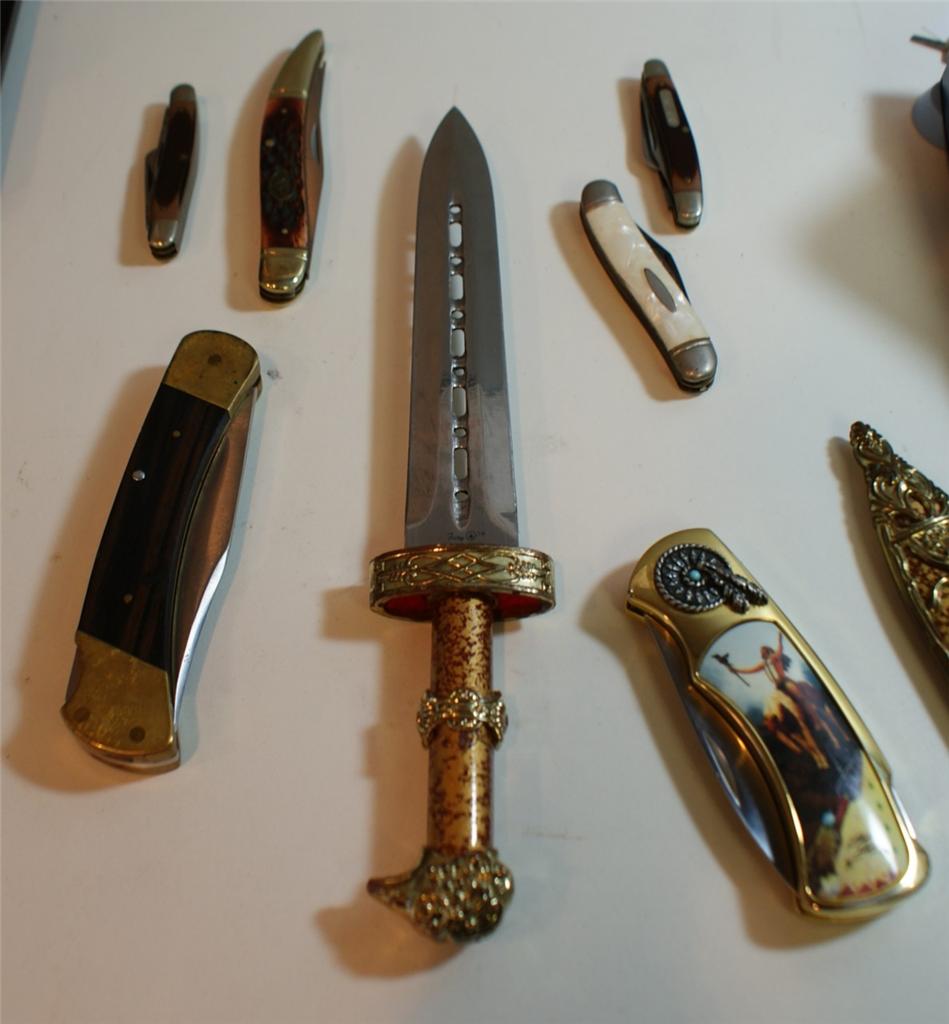 ASSORTED COLLECTIBLE KNIVES 7 TOTAL Gold Crafters Exchange