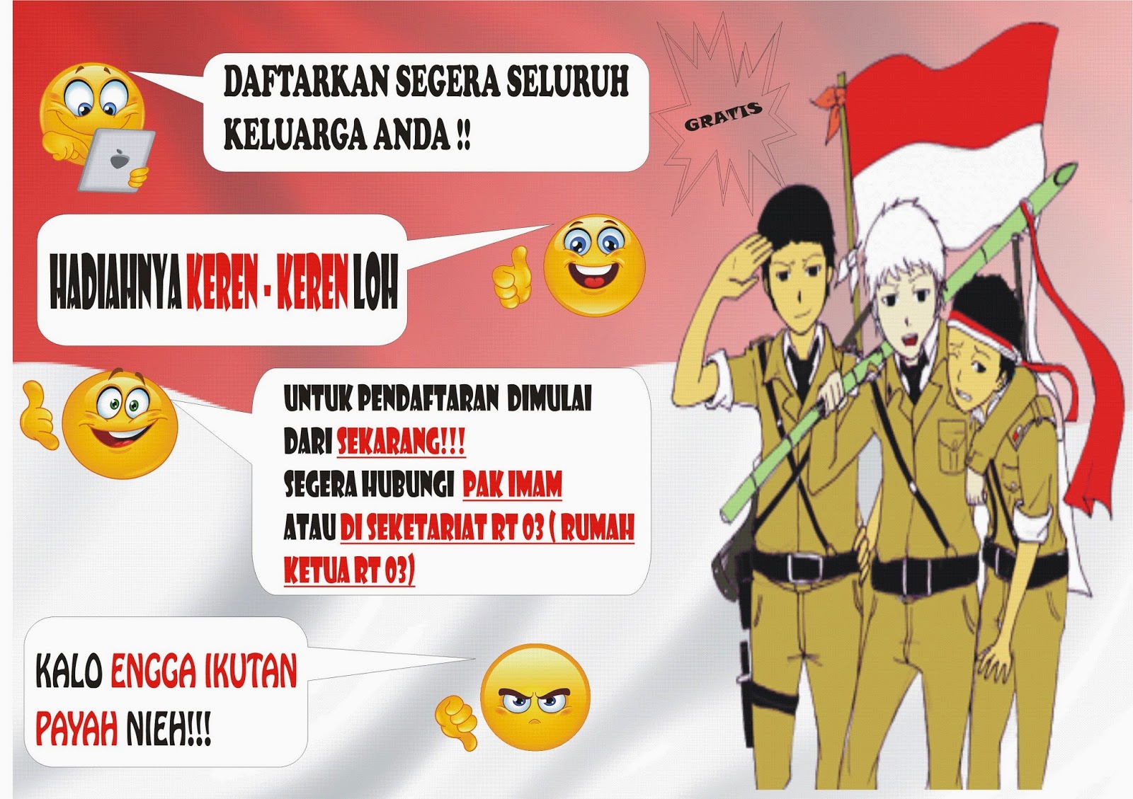 King Of Tanah Baru : Brosur 17 Agustus 2014