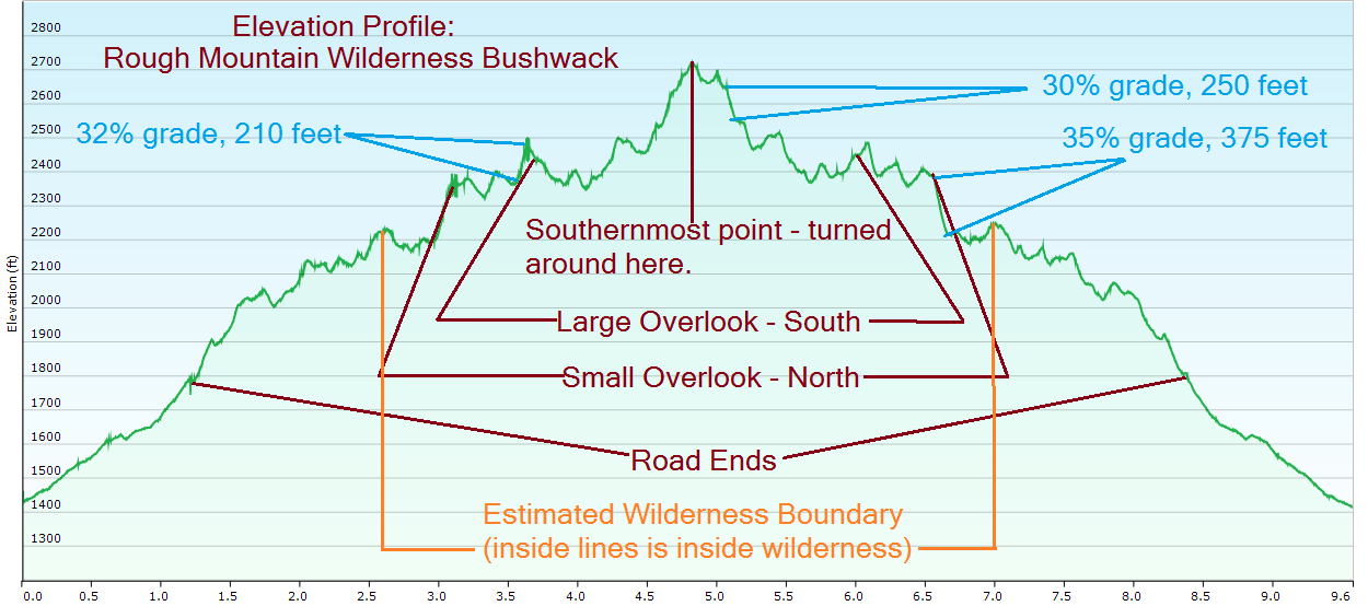 Wandering Virginia Rough Mountain Wilderness Bushwack