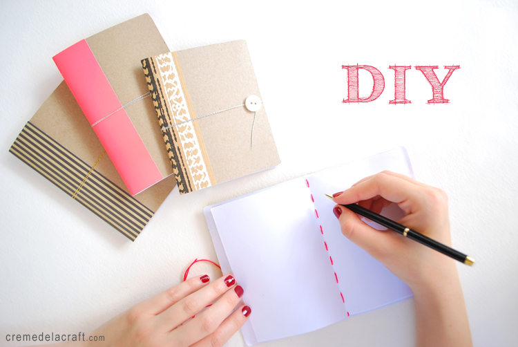 DIY Bookbinding: Make a sketchbook with a cereal box, paper, and thread