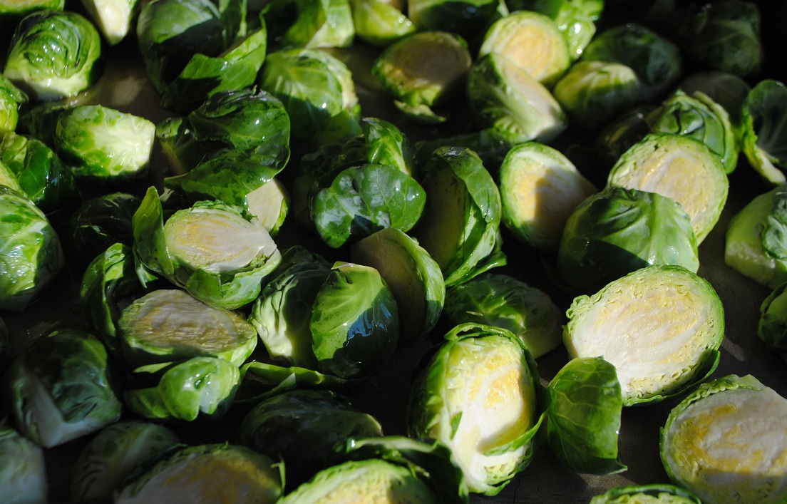 Lori's Lipsmacking Goodness Brussels Sprout and Mustard Toss