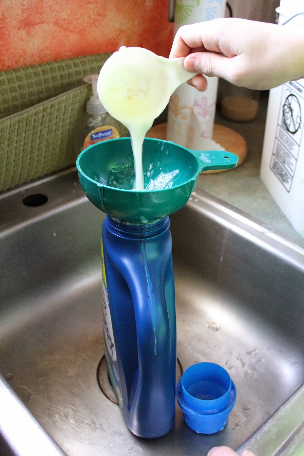 Reflections in the Window Homemade Liquid Laundry Soap