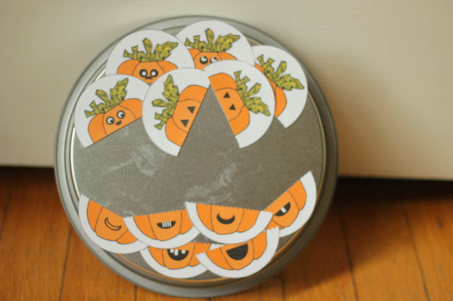 Magnet Pumpkin Mix and Match Busy Bag Activity for Toddlers