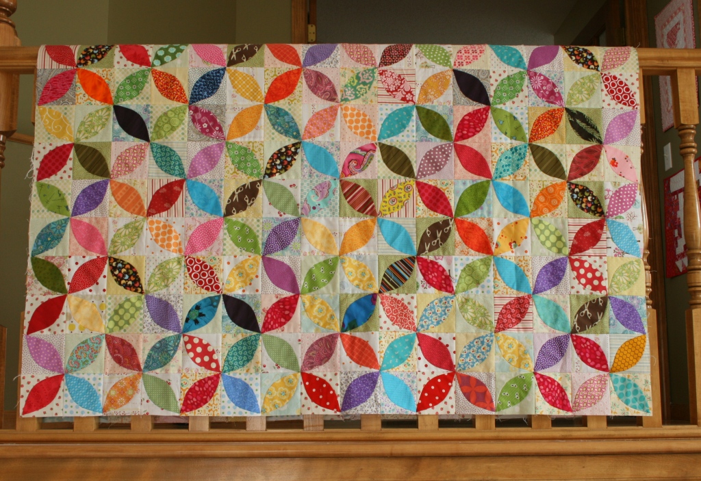 crazy mom quilts: apple cake quilt top