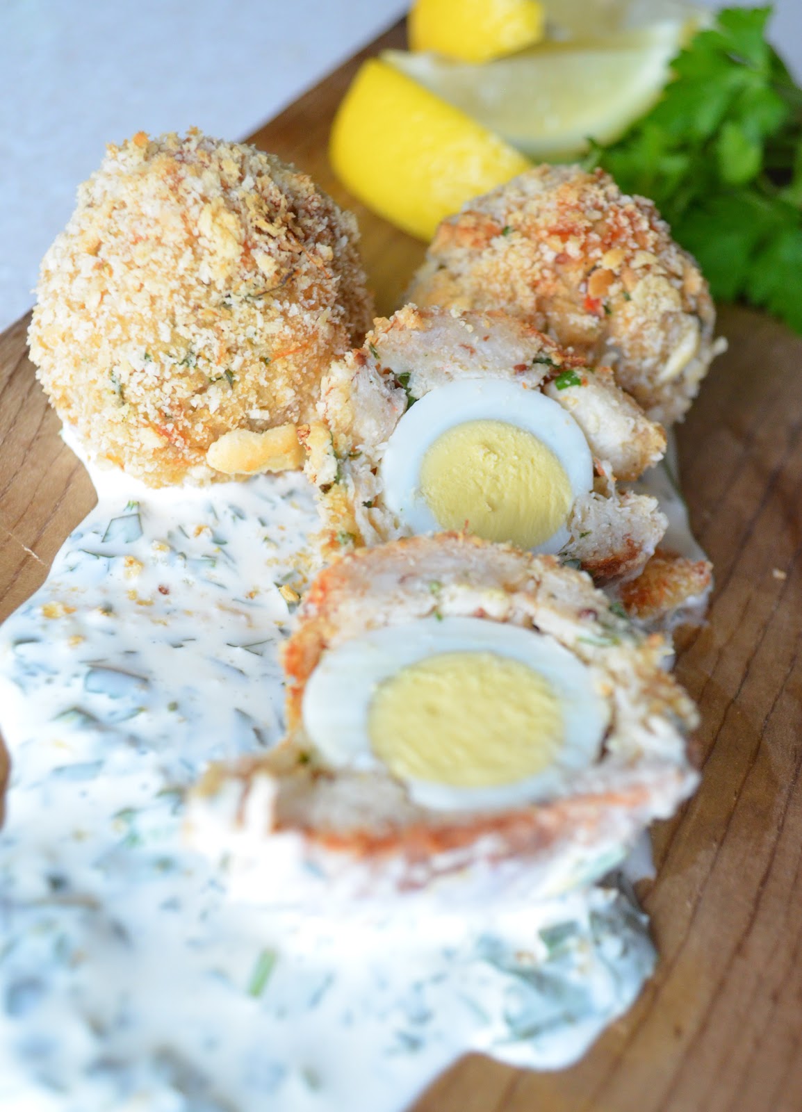 Scotch Egg Crab Cake Scotch Egg Crab Cake