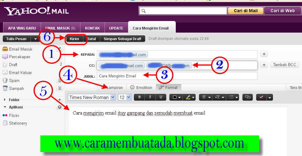 Dzakyfarras Cara Mengirim Email Di Yahoo