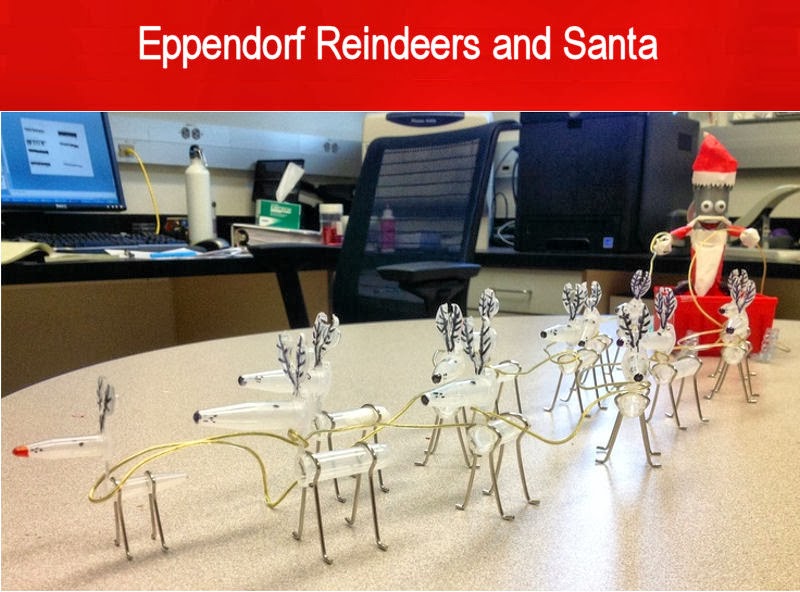 Medical Laboratory and Biomedical Science Eppendorf Reindeers and Santa