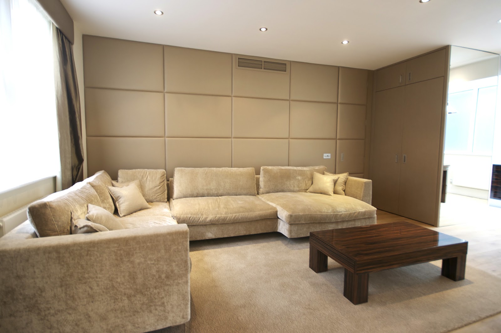 Luxury Basement Wall Panels : Fabric Wall Panels