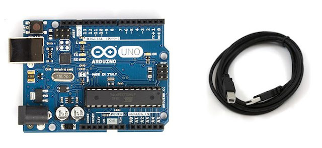 Gambar board arduino dan kabel usb Gambar board arduino dan kabel usb