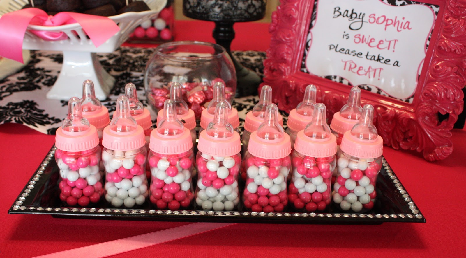 tini Sophia's Baby Shower (Pink, Black, and White Theme)