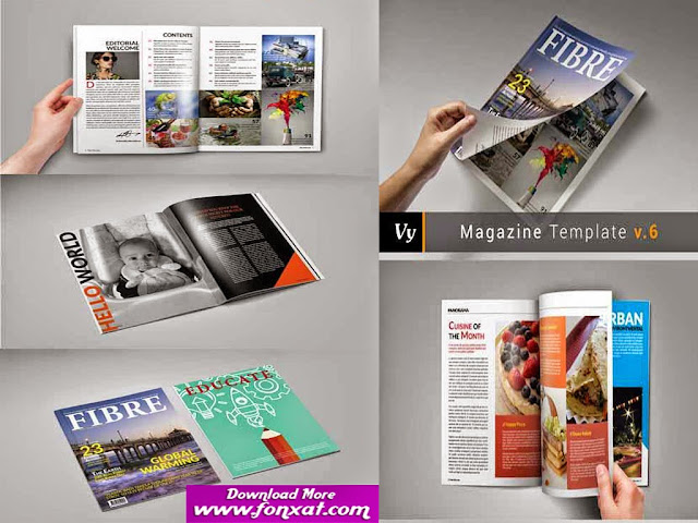 magazine design تصميمات مجلات